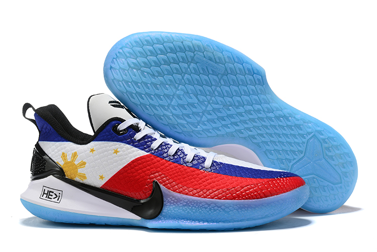 Nike Mamba Focus EP Kobe Blue White Red Black Shoes